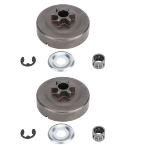 Lot de 2 pignons de Tambour d'embrayage pour tronçonneuse STIHL 017 018 021 023 025 MS170 MS180 MS210 MS230 MS250 1123 640 2003-Crezuo