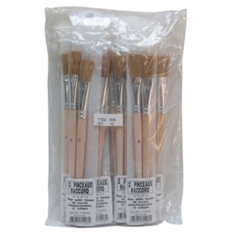 LOT DE 2 PINCEAUX RACCORD SAVY