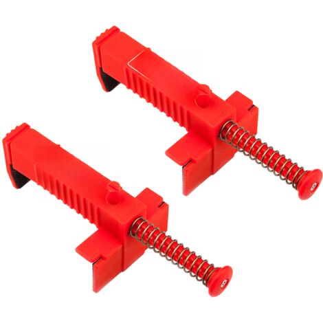 Lot de 2 pinces à briques, outil de fixation pour la construction de bâtiments, avec guide-fil pour maçonnerie et maçonnerie
