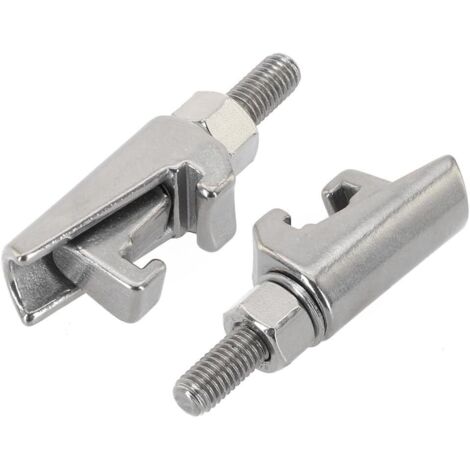 Lot de 2 pinces à double mâchoire ISO de qualité professionnelle en acier