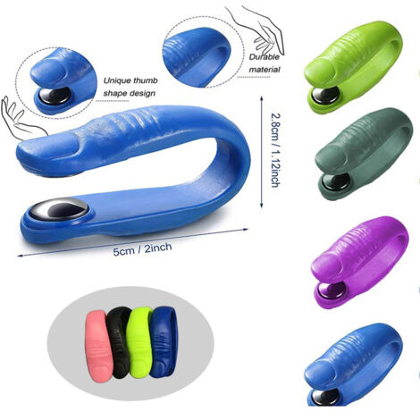 Lot de 2 pinces d'acupression pour doigts - Clip minceur anti-stress et anxiété - Massage des mains