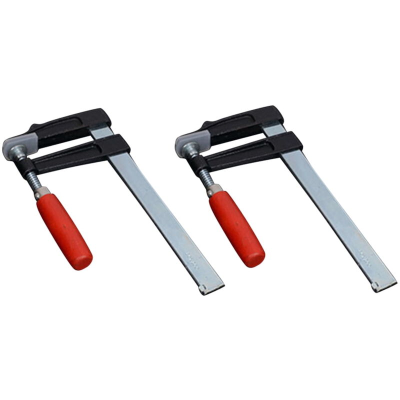 Feiyue - Lot de 2 pinces de fixation pour établi, fixation robuste