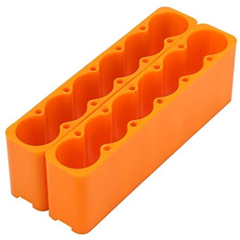 Lot de 2 pinces de fixation réglables en plastique pour batteries 18650, pour soudage par points industriel (6 sections)
