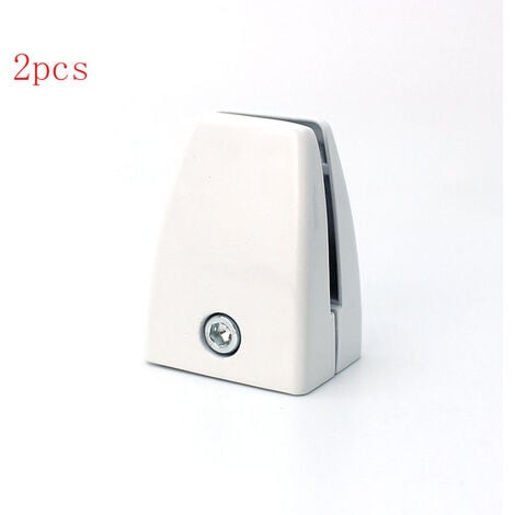 Lot de 2 pinces en verre pour pied de support de partition de bureau pour bibliothèque de bureau