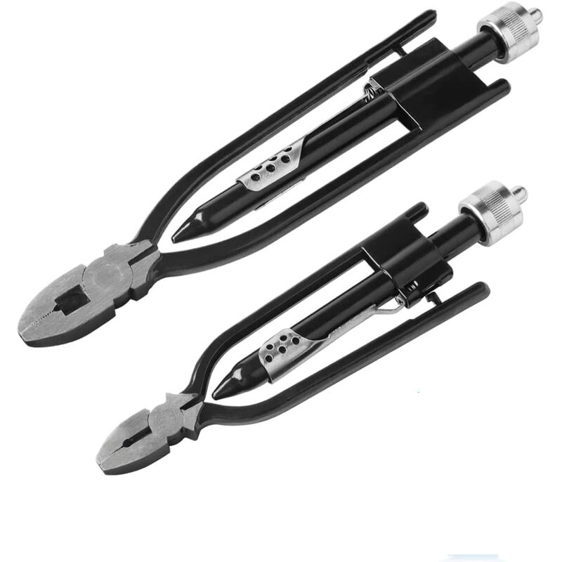 Lot de 2 pinces torsadées pour fil de sécurité aéronautique, pinces torsadées 9' 6' Racing Lock Forged Car Aircraft