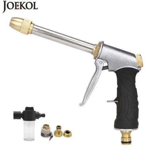 (Lot de 2 pistolets) Pistolet à eau haute pression pour lavage de voiture, nettoyeur de voiture, arroseur de jardin, pistolet à mousse pour le jardin