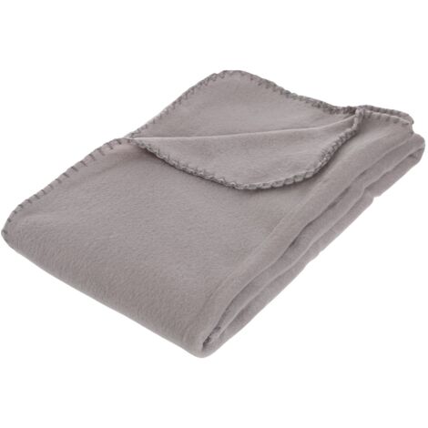 Lot de 2 plaids en polyester POLAR