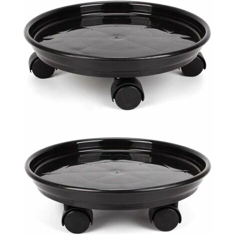 Plateau à Roulettes Pour Pots De Fleurs - Facile à Déplacer, Robuste Et Parfait Intérieur/extérieur