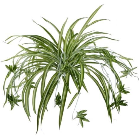Lot de 2 plantes araignées artificielles en soie tekokukat