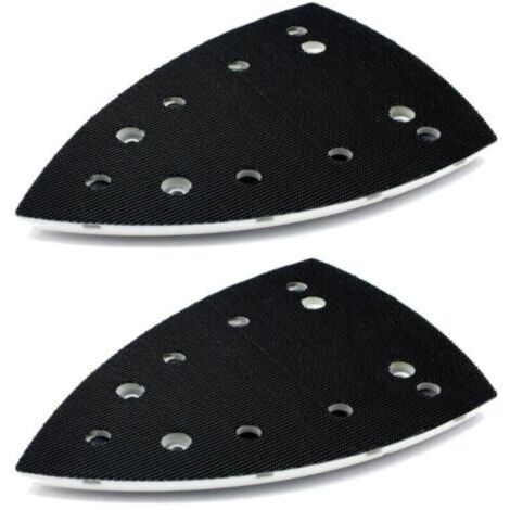 Lot de 2 plaques de ponçage 100 x 150 mm – Compatible Festool DS 400, DTS 400, DTSC 400 – Remplacement 493723 – Pour ponçage zones carrées - SSH-STF-Delta100