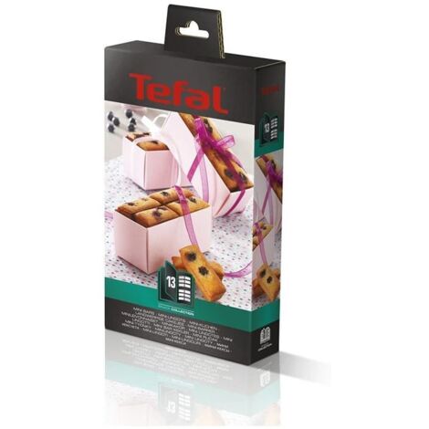 Lot de 2 plaques lini lingots (XA801312) Gaufrier, croque-monsieur TEFAL
