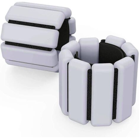 Poids de cheville élastiques portables, 2 pièces, poids de poignet pour