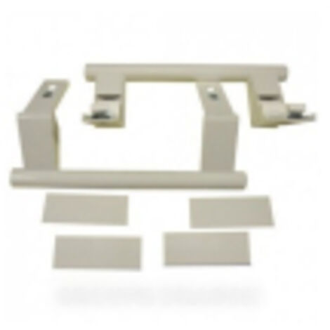 Lot de 2 poignees avec cache vis pour Refrigerateur, Congelateur LIEBHERR 9096036