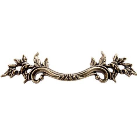 Lot de 2 Poignées de Meuble Vintage 148mm-Longueur 64mm-Entraxe Bouton de Porte Ancienne Bronze pour Meuble Tiroir Commode Bureau
