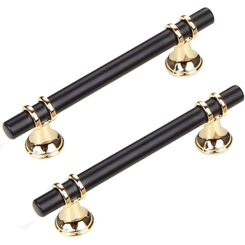 Lot de 2 Poignées de meubles, poignée de porte pour portes de chambre, poignée de porte moderne, poignée de porte, poignée de luxe minimaliste
