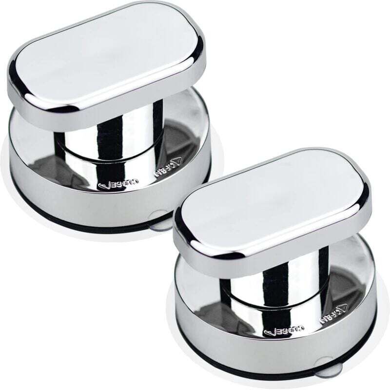 Lot de 2 poignées de porte à ventouse, poignée à ventouse, baie vitrée, ventouse puissante, poignées de traction pour salle de bain, verre, armoire,