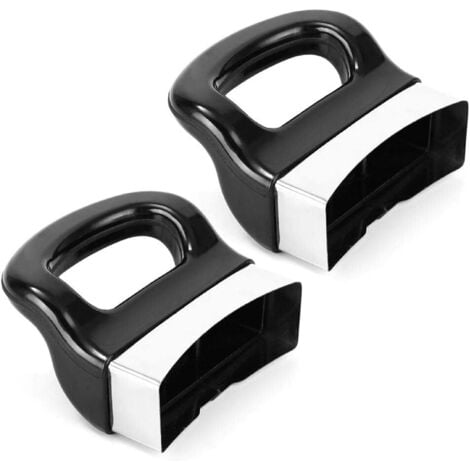 WENCOTTRI Lot de 2 poignées de rechange pour casseroles et poêles, ustensiles de cuisine amovibles à 1 trou, poignée latérale courte