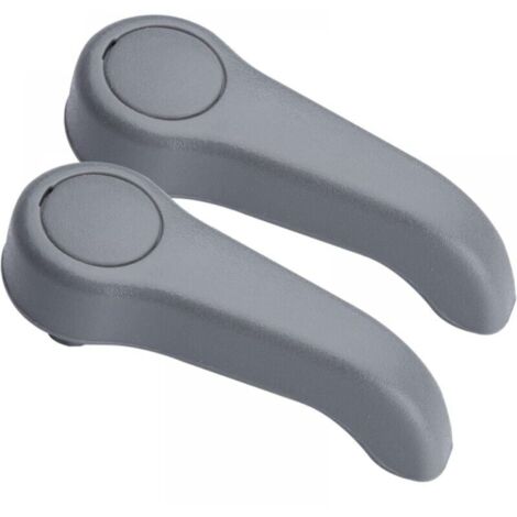 Lot de 2 Poignées de Réglage de siège Avant Grises pour Renault Clio 2 Twingo 1 7701209658 7701470827