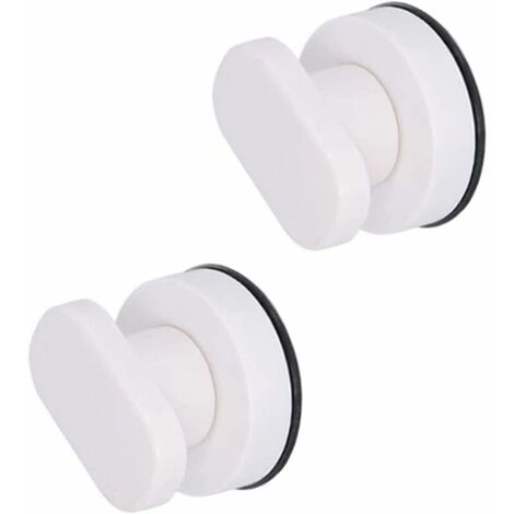Lot de 2 poignées de tiroir de cuisine Ventouses de réfrigérateur Ventouses non poreuses Poignées d'aspiration Poignées en verre Petites poignées multifonctions étanches pour armoire Windows Réfrigéra