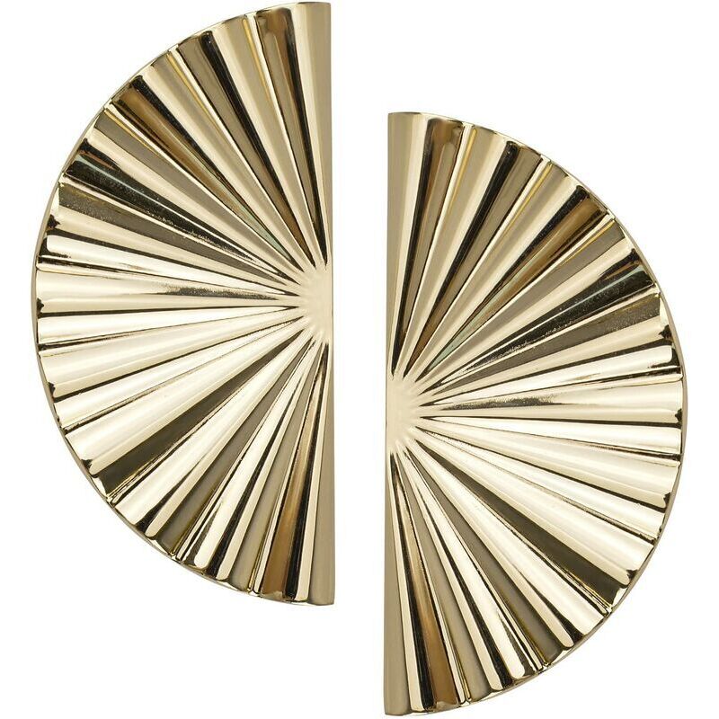 Lot de 2 poignées de tiroir demi-lune en alliage de zinc pour tiroir de commode, armoire de cuisine