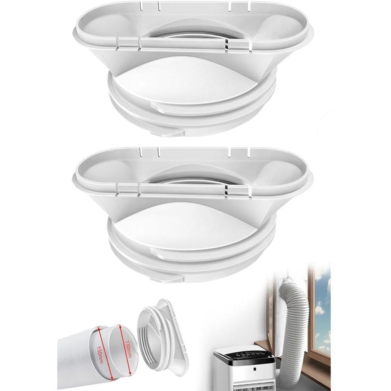 SNQ - Lot de 2 Portable Tuyau Climatiseur Mobile Allongé Kit D'extension de Tuyau de Ventilation Tuyau Évacuation de Climatiseur pour Climatisation