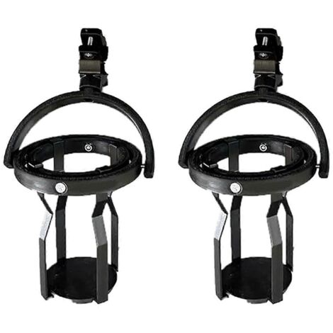 Lot de 2 porte-gobelets gyroscopiques avec clip anti-déversement réglable