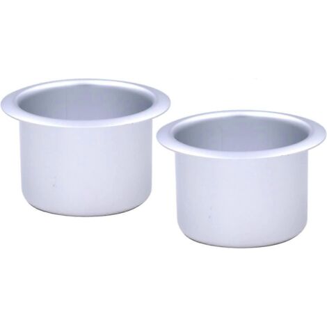 Lot de 2 porte-gobelets métalliques pour fauteuil inclinable, compatibles avec canapé, bateau, camping-car, voiture, camion et table de poker.