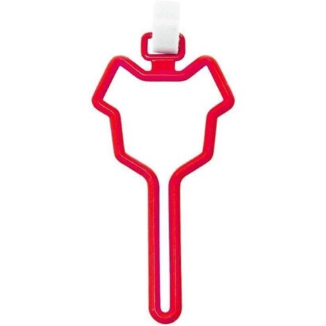 Lot de 2 porte-sacs à déjections canines, support pour laisse, distributeur de sacs à déjections canines pour la marche, la course à pied, le vélo (rouge)