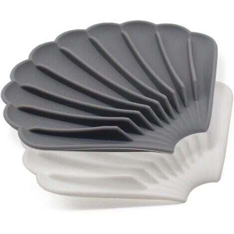 Lot de 2 Porte-Savon,Porte Savon Drainage,Porte Savon Douche,éPaissi, AntidéRapant, Pliable pour Lavabo,Douche,Salle De Bain,Cuisine