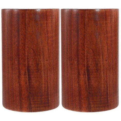 Lot de 2 porte-ustensiles de cuisine en bois, organisateur de baguettes, cuillères et récipient pour baguettes.