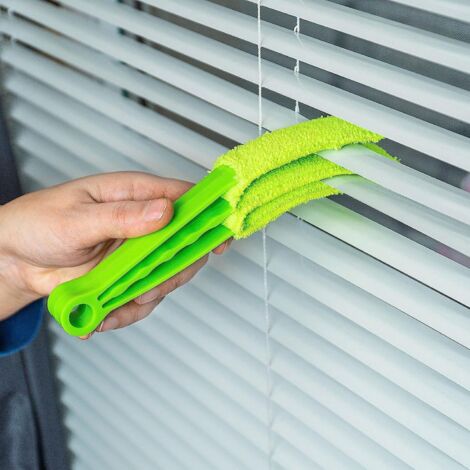 lot De 2, Pour Store De Fentre, Stores  Enrouleur Et Lamelles, Avec Manchon En Microfibre, Nettoyage Pour Stores Vnitiens Et Volets, Brosse De Net