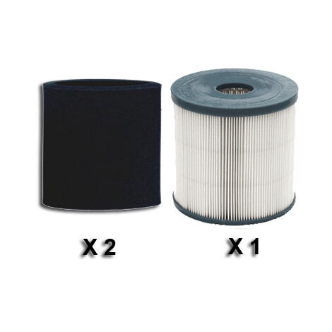 Lot de 2 pré-filtres + 1 Filtre pour centrale AIRFLOW 1400