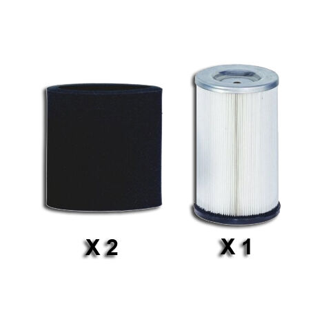 Lot de 2 pré-filtres AVIETEC + 1 Filtre AVIETEC