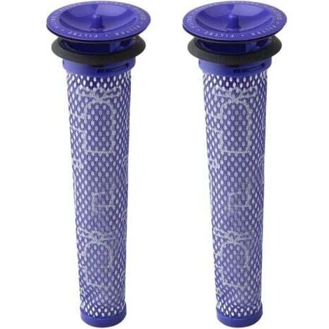 Lot de 2 pré-filtres de rechange pour Dyson DC59, DC62, DC74, V6, V7, V8.