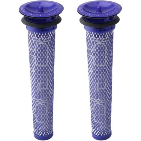 Lot de 2 pré-filtres de rechange pour Dyson DC59, DC62, DC74, V6, V7, V8.-Crezuo