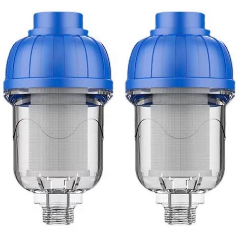 Lot de 2 préfiltres réutilisables pour robinet de jardin en acier inoxydable 316