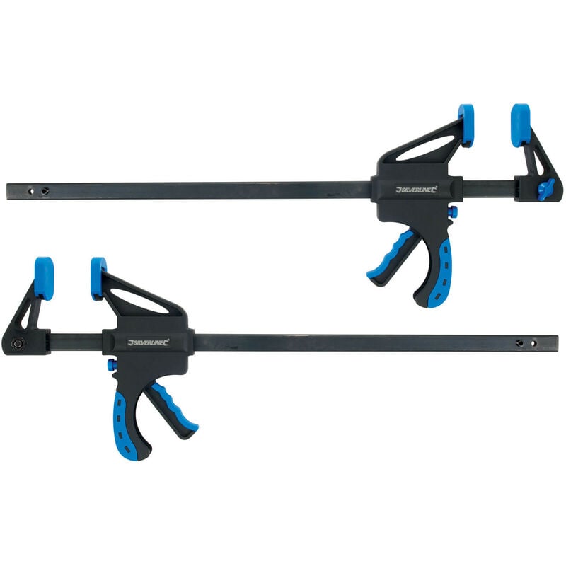 Lot 2 presses rapides 450 mm a usage intensif serre-joints et ecarteurs