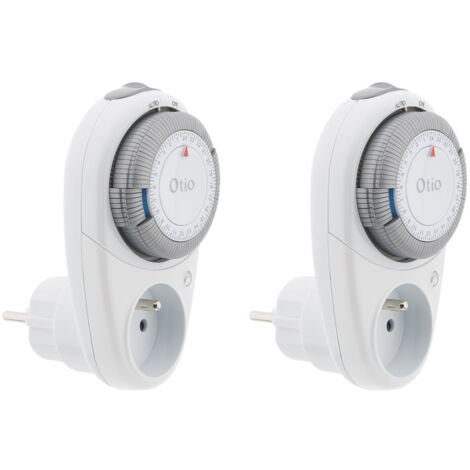 Lot de 2 programmateurs quotidiens T-10 - blanc - Otio