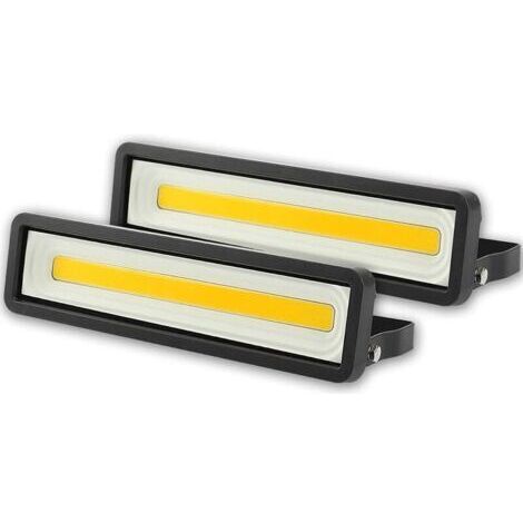 Lot de 2 Projecteur LED Exterieur 50W 4000LM,Projecteur seul,Spot LED Extérieur 220V Puissant IP66 Etanche,Eclairage de Sécurité 3000K Blanc Chaud pour Terrasse, Jardin, Cour, Parc, Garage