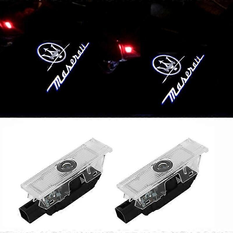 Lot de 2 projecteurs laser ambiants pour porte de voiture, éclairage de bienvenue pour Maserati Ghibli Levante Ghibli, style 5