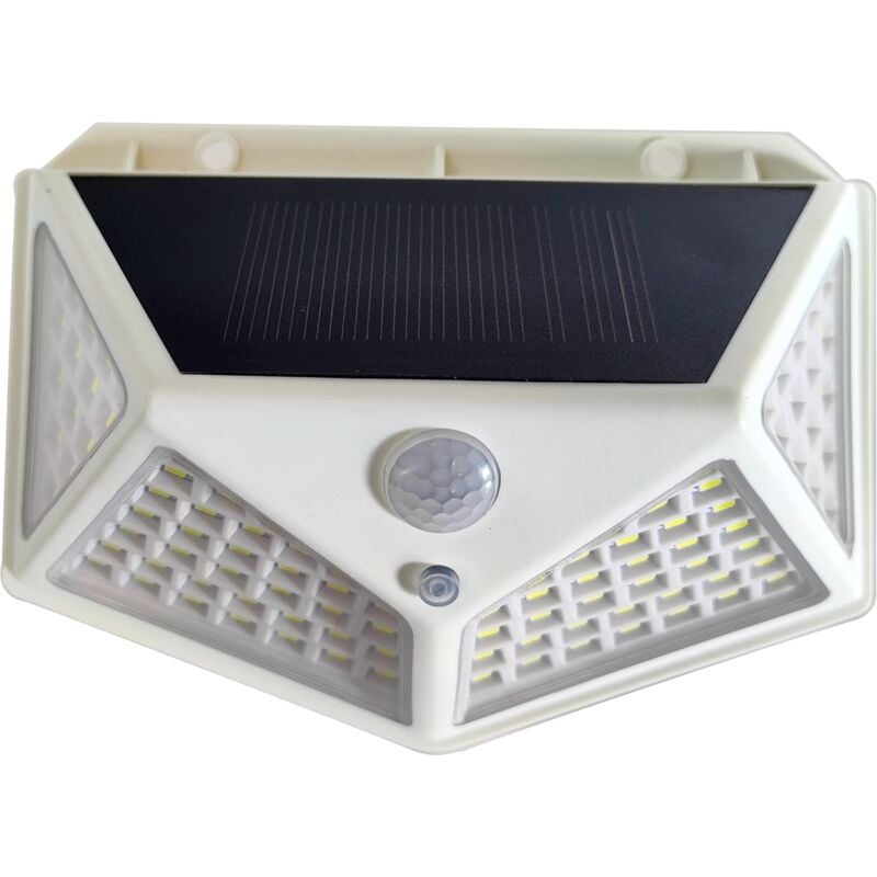 Sysled - Lot de 2 Projecteurs Solaire blanc avec détecteur de mouvement 1000 lumens 270 degrès