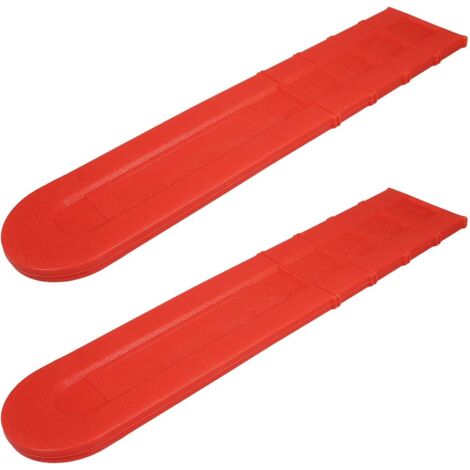 Lot de 2 Protège-chaînes pour Tronçonneuse 49 Cm, Housse de Protection pour Guide-chaîne, Accessoire de Jardinage, Protection Renforcée l'usure Transport Sécurisé