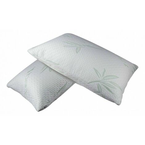 Lot de 2 protège oreiller "Bambou" imperméable 50 x 70 cm