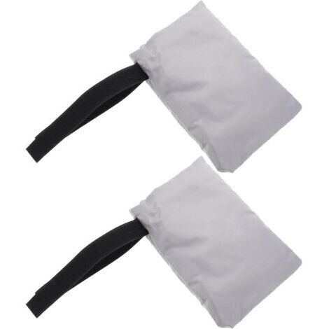 Lot de 2 Protège-Robinets Extérieurs Gris en Tissu Oxford Imperméable avec Doublure en Coton Isolante Housse Antigel pour Robinet de Jardin Protection Hivernale Résistante aux