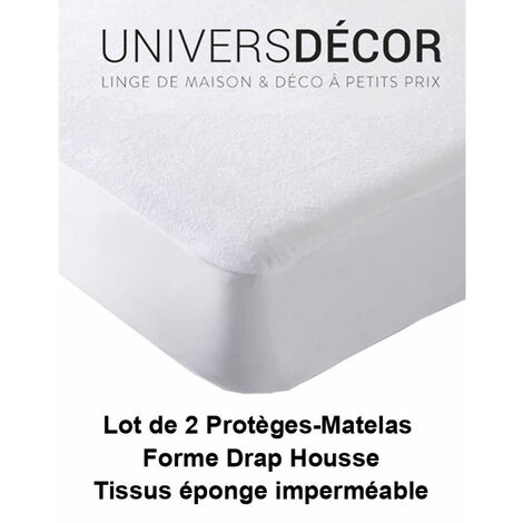 Housse de matelas imperméable 80x190 professionnelle hébergement