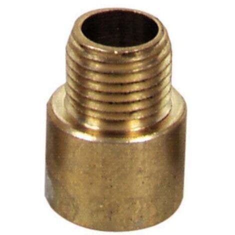 CENTRALE BRICO Lot de 2 raccords laiton mâle 10x1 et femelle 11mm - Tibelec