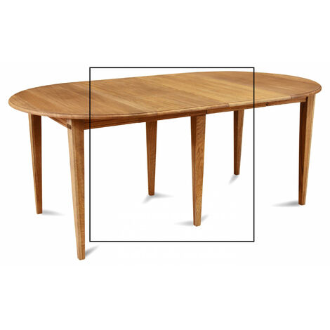 Lot de 2 rallonges bois table ronde D115 chêne moyen 9082 - VICTORIA