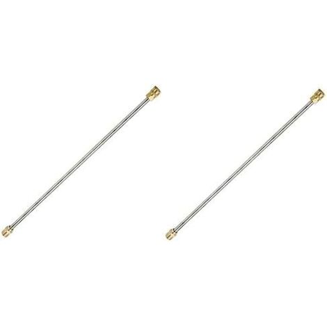 Lot De 2 Rallonges Nettoyeur Haute Pression 1/4 Pouce à Connexion Rapide pour Le Nettoyage La Voiture -