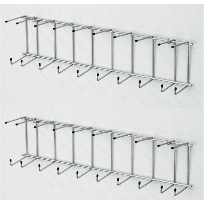 Lot de 2 râteliers universel H.13 x l.57 x P.10 cm - Mottez