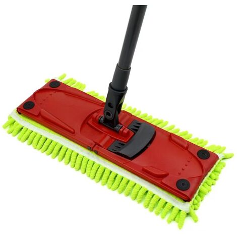 Lot de 2 recharges de balai plat vert (46×17cm), compatibles avec Vileda et O-Cedar UltraMax/UltraMaT